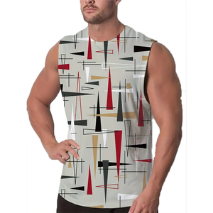Débardeur décontracté pour homme, sublimation, prix bas, OEM, haute qualité, personnalisable, respirant, léger - Product Image 1