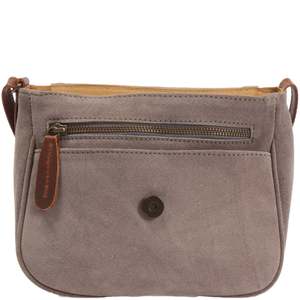 Bolso pequeño de gamuza gris hecho a mano con el último diseño para mujer con correa ajustable para el hombro - Product Image 5
