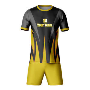 ออกแบบเสื้อฟุตบอลยูนิเซ็กซ์ตามสั่ง พิมพ์ลายแบบซับลิเมชั่น คุณภาพสูง ชุดทีมฟุตบอล ซีรีส์ชุดฟุตบอล ดีไซน์ใหม่ รับผลิตแบบ OEM - Product Image 2