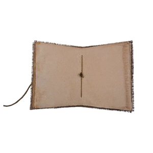 Handmade Eco Friendly Jute Journal Set Rustic Recycled Paper Notebooks with Natural Writing Sketching Travel Notes & Gifting - Product Image 5