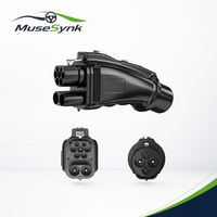 Adaptateur de charge EV DC 250A 1000V CCS2 vers CHAdeMO IP54 à contacts argentés, vente en gros, direct usine pour l'approvisionnement des flottes