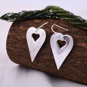 Joyería hecha a mano de Plata de Ley 925, pendiente colgante de gota de piedras preciosas naturales de diseñador único, chapado en rodio para fiestas - Product Image 4