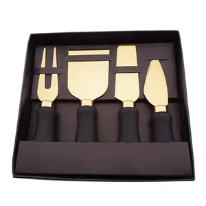 Best Quality Brass cheese set Eco-friendly Wholesale supplier handicraft top designing handmade brass knives set