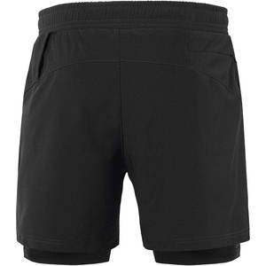 กางเกงออกกำลังกายขาสั้นของผู้ชายทันสมัยแบบ2-in-1แห้งเร็วกางเกงขาสั้นออกกำลังกายแบบผูกเชือกผ้าระบายอากาศได้ดี2025 - Product Image 2