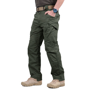 Multi-pocket outdoor pants Multi Functional Tool Pockets <b>Men</b> Work Pants Workwear Construction Clothing Stretch <b>Trousers</b> - Product Image 4
