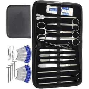 Instrumentos de disección Kit de disección de Anatomía Veterinaria esencial | Herramientas Premium para instrumentos quirúrgicos de entrenamiento veterinario - Product Image 3