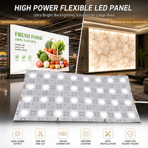 Lentille LED 160 degrés 24V Feuille de module LED flexible SMD2835 de haute qualité Feuille de LED découpable avec 5 ans de garantie UL CE - Product Image 1