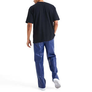 Precios razonables Última colección Hombres Camiseta estampada de gran tamaño Color sólido 100% Algodón Punto Serigrafía - Product Image 6