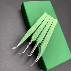 Pinzas de extensión de pestañas recién llegadas al por mayor para extensiones de pestañas pinzas de extensión de pestañas de acero inoxidable alto - Product Image 3