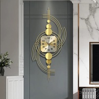 Horloge murale décorative en fer et métal pour maison et bureau, nouveau Design, fait à la main, décoration murale en métal, fabricant d'horloge murale