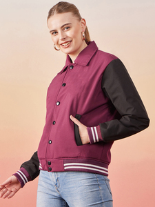 Vestes universitaires personnalisées en gros à col ras du cou pour femmes, coupe ajustée, légères, teintes, respirantes, en polaire de fibre de bambou - Product Image 6