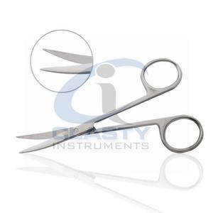 กรรไกรตัดเล็บอเนกประสงค์ (แหลม) 10.5ซม. เครื่องมือผ่าตัดทั่วไปแบบโค้งกรรไกรตัดม่านตา - Product Image 1