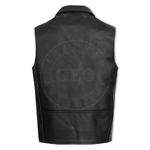 Gilets en cuir de créateur Vêtements haute couture personnalisés - Product Image 4