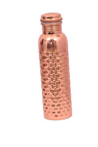 Bouteille d'eau design en cuivre pur 100% (capacité 500ml) produit agricole indien n ° 1 meilleure qualité disponible à l'achat - Product Image 6