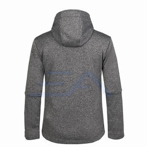 Chaqueta Softshell Personalizada al por Mayor con Logotipo en el Cuello, Fabricada en Poliéster, Transpirable y Ecológica para Uso en Exteriores - Product Image 4