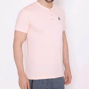 All Short Sleeve <b>Henley</b> <b>T</b> <b>Shirt</b> 2 3 Button Placket Custom Logo <b>Men</b> <b>Henley</b> Tee Short Sleeve <b>Men</b> Cotton <b>Henley</b> <b>T</b> <b>shirt</b> - Product Image 5
