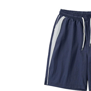 Pantalones cortos informales unisex de calidad sólida, tela elástica, logotipo personalizado, botón bordado, máxima movilidad para agarrar y golpear - Product Image 3