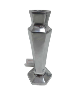 Vente chaude En Aluminium Bougeoir Nickel Placage Argent Couleur Bougeoir Et Lanterne Pour Noël Et La Décoration De Fête - Product Image 3