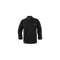Nouveau design Bulk Supply 100% pur coton manteaux de chef à manches personnalisées avec poche