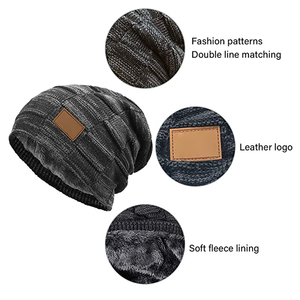 Gorro de moda, nuevo estilo, gorro elástico suave de invierno, gorros de punto para mujer, producto de la mejor venta, gorros de Invierno para mujer - Product Image 3