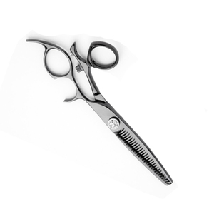 Tijeras de adelgazamiento con mango personalizado, tijeras de pelo de 5,5 "para tijeras de adelgazamiento de acero y Metal de belleza con anillo ajustable - Product Image 4