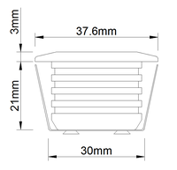 Mini projecteur LED 3W Dimmable Encastré LED Downlight Spot Set pour Extérieur 6pcs Downlight