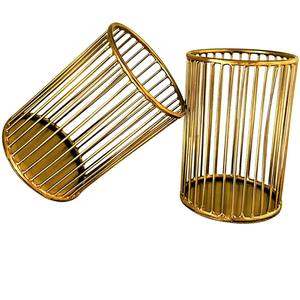 High Quality Rose <b>Gold</b> Metal Wire <b>Pen</b> Holder Direct From Moradabad Factory - Product Image 6