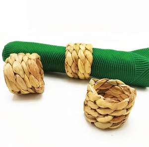 Porte-serviettes en bois de jute, aspect rustique, meilleur prix, fabricant exportateur d'Inde, décoration de table - Product Image 4