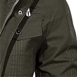 Best-seller Vestes vintage grande taille pour hommes avec logo personnalisé, Veste vintage sur pied pour les hivers - Product Image 6