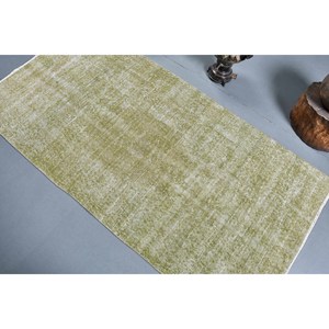 พรมตุรกีโบราณแบบทันสมัยดีไซน์เย็บปะติดปะต่อกันสีเขียว6.3ft x 3.2วัสดุขนสัตว์โพลีเอสเตอร์ทรงสี่เหลี่ยมผืนผ้าขนาดใหญ่สำหรับห้องนั่งเล่นห้องโถงน้ำยาง - Product Image 4