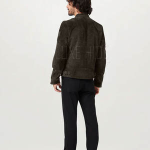 Vestes en cuir confortables de moto Veste de moto en cuir lourd Vestes en cuir de moto coupe-vent de qualité supérieure - Product Image 4