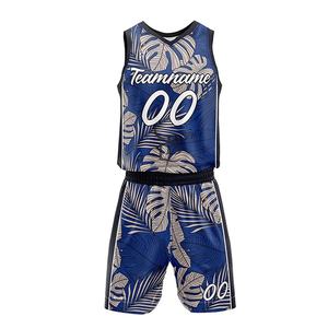 Uniformes d'équipe de basket-ball sur mesure pour hommes Prix ​​bas 100% polyester Vêtements de sport légers d'été Uniforme de basket-ball OEM - Product Image 5