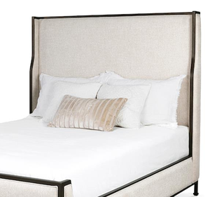 Cama Moderna y Elegante de Madera Maciza con Cojines de Tela y Pie de Cama Bajo para Dormitorio y Muebles para el Hogar - Product Image 2