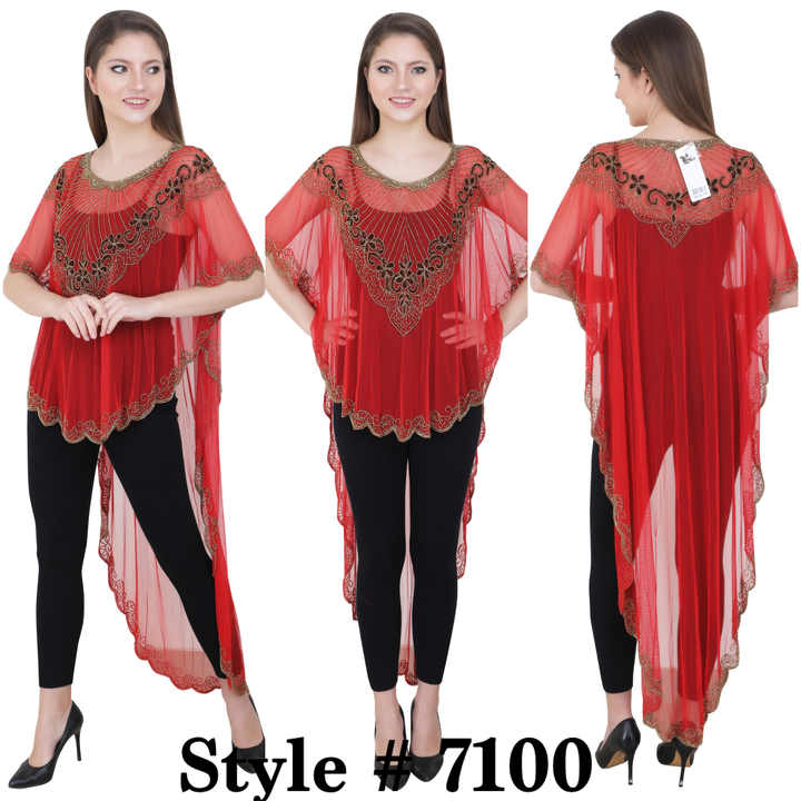 Sexy Beaded Poncho Shrug Ideal for Weddings Beach Sexy Cocktail Nights Transparent Net Fabric Party Wear Cardigan Woman Clothing