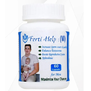 ผลิตภัณฑ์ดูแลสุขภาพระบบสืบพันธุ์ ยี่ห้อ OEM Ferti Help สำหรับผู้ชาย ช่วยเพิ่มจำนวนอสุจิ เพิ่มความแข็งแกร่ง และเสริมสร้างสุขภาพระบบสืบพันธุ์ - Product Image 1
