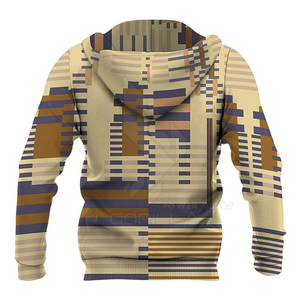 Sudadera con capucha cálida de invierno personalizada para hombre, ropa informal con capucha de algodón 100% con diseño de sublimación de patrón sólido a precio barato para la venta - Product Image 5