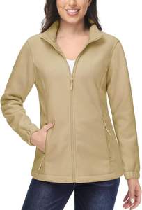 Chaqueta de invierno de talla grande para mujer, forro polar de algodón suave, cierre de cremallera práctico, patrón estampado, ligero, cálido, suave y práctico - Product Image 3