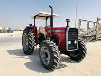 Traktor Pertanian Massey Ferguson 290 Merah 4WD Penggerak Roda Gigi Traktor Produktivitas Tinggi Untuk Penggunaan Pertanian