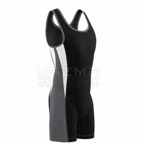 Nouvel arrivage de maillot de lutte pour hommes-Sangle réglable confortable Spandex/Polyester Matériel OEM Service Plus Size Nouveau Design - Product Image 4