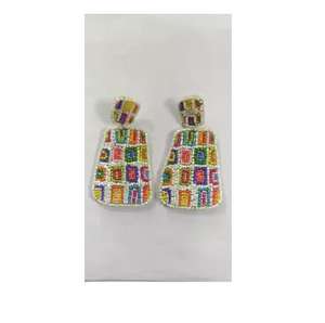 Abalone Shimmer Discs Beachcomber's Treasure Brújula náutica Encantos Coral Reef Cluster Pendientes - Product Image 2