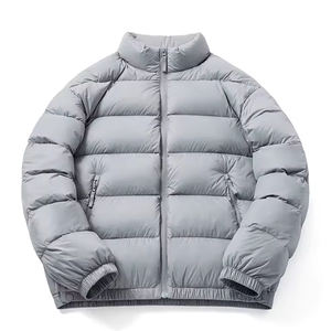 แจ็คเก็ตพัฟเฟอร์ผู้ชายสไตล์ไฮสตรีทคุณภาพดีที่สุดปี 2026 ปรับแต่งได้ กันลม กันน้ำ ด้านหน้าเป็นผ้าไนลอนโพลีเอสเตอร์สีพื้น - Product Image 3