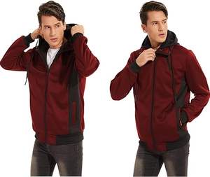 Sudadera con capucha y cremallera para hombre, estilo hip hop, con logo personalizado impreso en 3D, resistente al viento, transpirable, de alta calidad, con efecto tie-dye, de poliéster/algodón. - Product Image 5