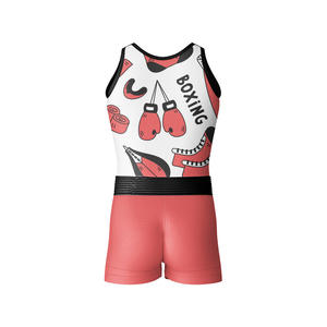 Uniformes de Boxeo Sublimados, Ligeros y Transpirables, Personalizados al por Mayor, Conjunto de Pantalones Cortos y Chaleco, Tela de Poliéster, 2026 - Product Image 6