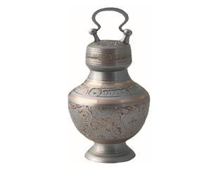 Stylish Design Aluminium Metal Human <b>Ash</b> Urns In Durable Black Enamel Finished urn with Elegant shaped In Affordable Prices - Product Image 5