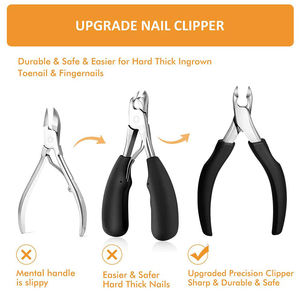 Coupe-ongles d'orteil robuste sur mesure 6.0 "coupe-ongles finition polie printemps Action coupe-ongles avec poignée pour la beauté - Product Image 6