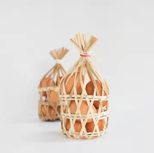 Premium Handwoven Bamboo <b>Egg</b> Baskets <b>Eco</b>-Friendly & Durable Storage From Viet Fargimex Wicker Crafts - Product Image 6