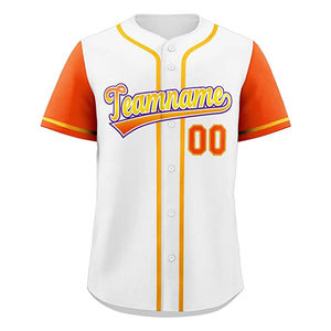 Camiseta de béisbol cosida con número de nombre personalizado para hombre, ropa deportiva barata con características transpirables - Product Image 6