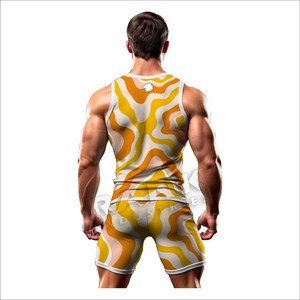 ชุดว่ายน้ำแขนกุดสำหรับผู้ใหญ่ชุดป้องกันผื่นคันแบบทูพีซ - Product Image 3