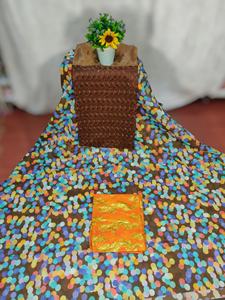 Nouvelle robe traditionnelle authentique pour filles somaliennes pour Dirac avec un design en jacquard et en plumes unies, tenue de fête de mariage - Product Image 5