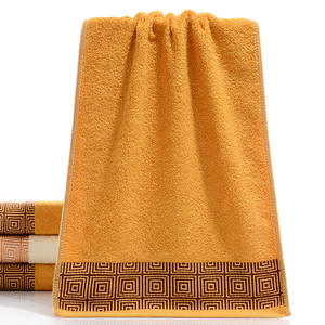 Juego de Toallas de Baño y Cara de Felpa de Coral Duraderas de Alta Calidad, Suaves, Absorbentes, de Secado Rápido, de Algodón, con Logotipo, Color Sólido, Personalizadas, Gruesas, para Adultos - Product Image 1